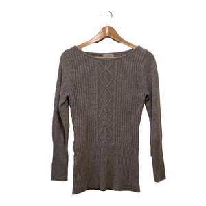 DUNEDIN CASHMERE SCOTLAND GRAY CREW NECK SWEATER. Size Xs. Very good condition